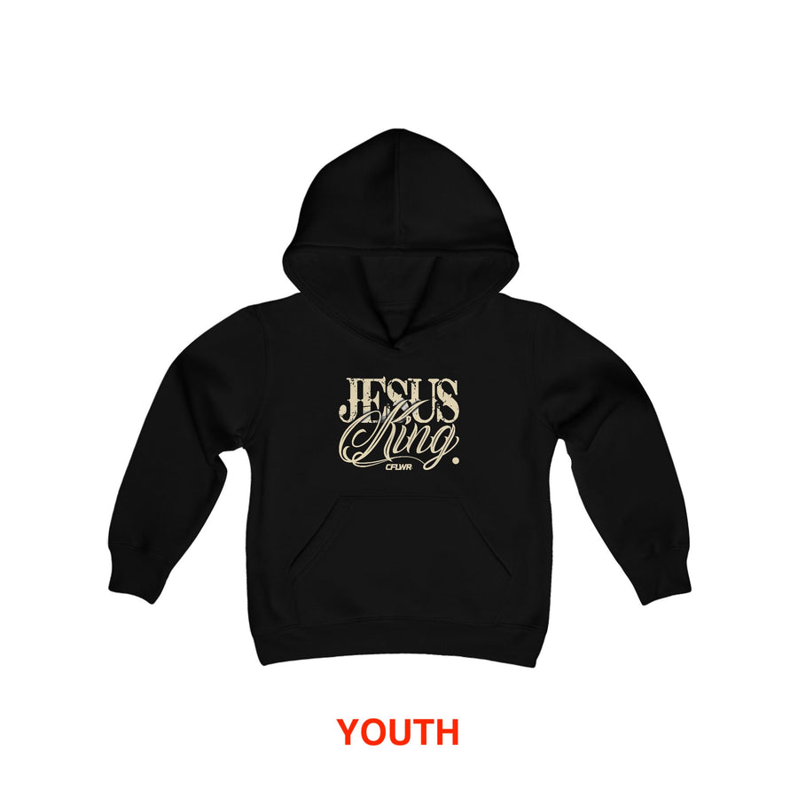 Youth Jesus is King Hooded Sweatshirt