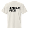 "ANKLE PICK" OVERSIZED TEE - BONE